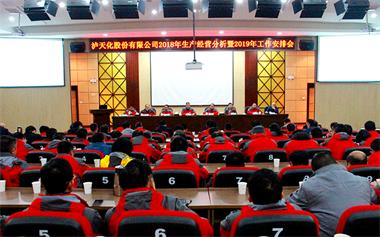 瀘天化股份公司召開2018年生產(chǎn)經(jīng)營(yíng)分析暨2019年工作安排會(huì)