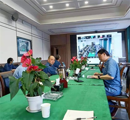 生產(chǎn)管理部利用云平臺(tái)召開(kāi)生產(chǎn)調(diào)度視頻會(huì)