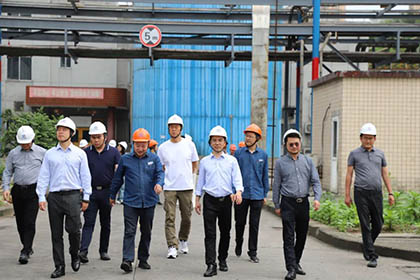 無錫市國(guó)聯(lián)金投和合私募基金管理有限公司董事長(zhǎng)鄭耀一行到油脂公司考察